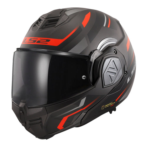 LS2 FF906 ADVANT KUKA HELMET - MATTE BLACK / RED