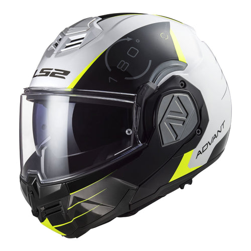 LS2 FF906 ADVANT CODEX HELMET - WHITE / BLACK 22.06