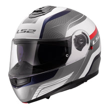 LS2 FF908 STROBE II MONZA HELMET - WHITE / BLUE / RED