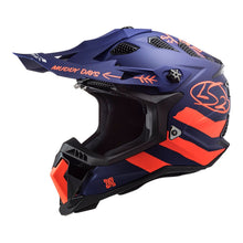 LS2 MX700 SUBVERTER EVO CARGO HELMET - MATTE BLUE / FLURO ORANGE