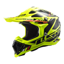 LS2 MX700 SUBVERTER EVO STOMP HELMET - HI-VIS YELLOW / BLACK