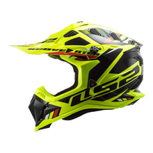 LS2 MX700 SUBVERTER STOMP HELMET - HI-VIS YELLOW / BLACK 06