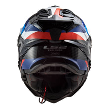 LS2 MX701 EXPLORER CARBON FRONTIER HELMET - BLACK / BLUE