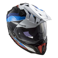 LS2 MX701 EXPLORER CARBON FRONTIER HELMET - BLACK / BLUE