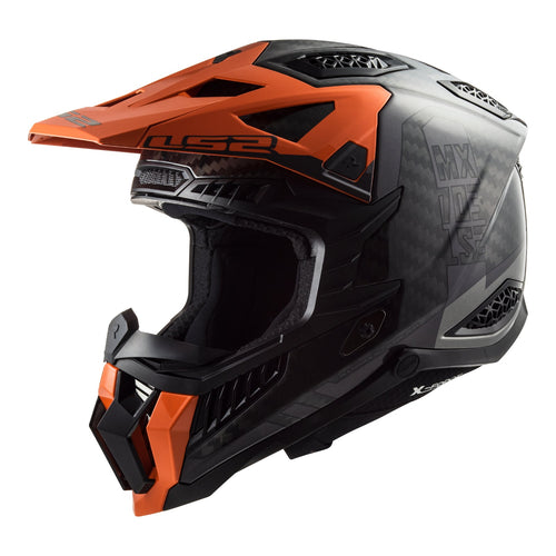 LS2 MX703 C X FORCE VICTORY - TITANIUM / ORANGE 06