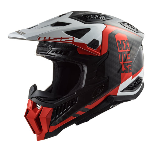 LS2 MX703 C X FORCE VICTORY - RED / WHITE