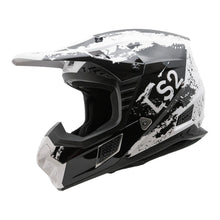 LS2 MX706 COZ HYDE HELMET - BLACK / WHITE 06