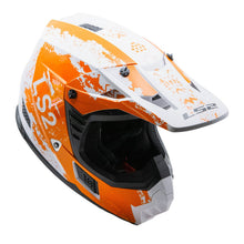 LS2 MX706 COZ HYDE HELMET - ORANGE / WHITE 22.06