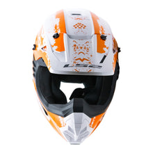 LS2 MX706 COZ HYDE HELMET - ORANGE / WHITE 22.06