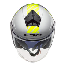 LS2 OF573 TWISTER II LUNA HELMET - WHITE / SILVER