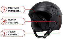 SENA LATITUDE SR ALPINE WITH COMMUNICATIONS SNOW HELMET - MATTE BLACK