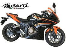 MUSARRI HONDA CBR500R 2016-2018 - MUSARRI STREET SERIES SS GP SLIP-ON EXHAUST