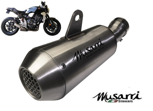 MUSARRI HONDA CB1000R NEO 2018-2023 - MUSARRI STREET SERIES SS GP SLIP-ON EXHAUST