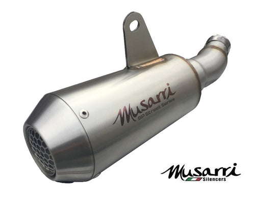 MUSARRI KAWASAKI NINJA 300 2013-2017 - MUSARRI GP STREET SERIES SS SLIP-ON EXHAUST