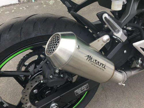 MUSARRI KAWASAKI Z 400 2019 - 2024 - MUSARRI GP STREET SERIES SS SLIP-ON EXHAUST