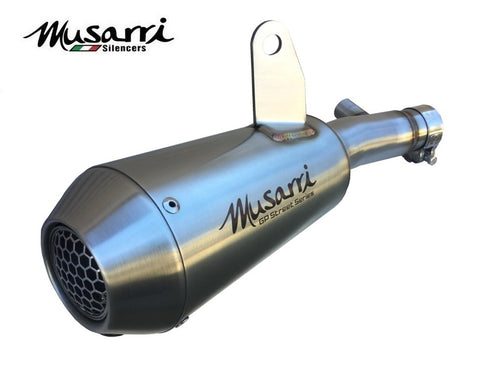 MUSARRI KAWASAKI NINJA 650 2008-2011 - MUSARRI STREET SERIES GP SS SLIP-ON EXHAUST