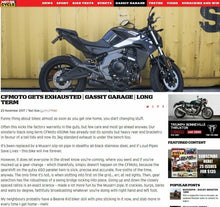 MUSARRI CF-MOTO MT650 2012-2023 - MUSARRI STREET SERIES GP SS SLIP-ON EXHAUST