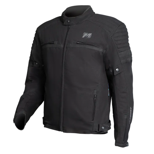 MOTODRY CLUBMAN EVO BLACK TEXTILE JACKET