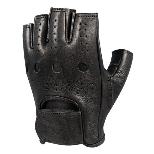 MOTODRY FINGERLESS BLACK GLOVES