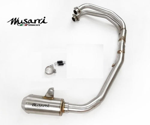 MUSARRI YZF R3 / MT03 2015-2024 MUSARRI FULL SYSTEM GP EXHAUST - STAINLESS