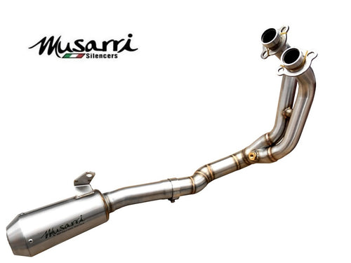 MUSARRI MT 07 2021 - 2024 MUSARRI STREET SERIES GP FULL SYSTEM EXHAUST - STAINLESS