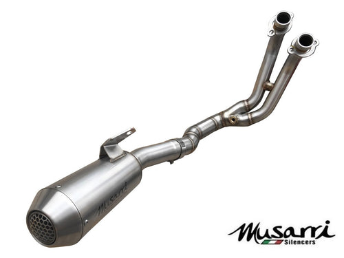 MUSARRI MT07 2021 - 2026 MUSARRI STREET SERIES GP FULL SYSTEM EXHAUST - STAINLESS