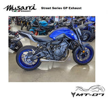 MUSARRI MT07 2021 - 2026 MUSARRI STREET SERIES GP FULL SYSTEM EXHAUST - STAINLESS