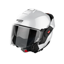 NOLAN N120-1 FLIP OVER CLASSIC MOTORCYCLE HELMET METAL WHITE