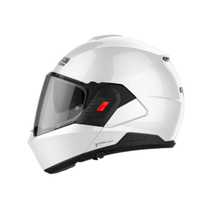 NOLAN N120-1 FLIP OVER CLASSIC MOTORCYCLE HELMET METAL WHITE