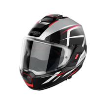 NOLAN N120-1 FLIP OVER CLASSIC MOTORCYCLE HELMET WHITE BLACK RED