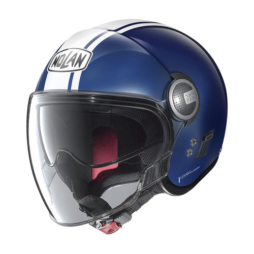 NOLAN N21 OPEN FACE DOLCE VITA HELMET - BLUE WHITE