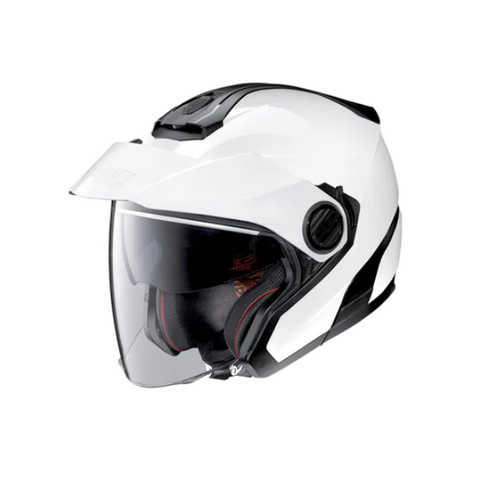 NOLAN N40-5 OPEN FACE + PEAK CLASSIC MOTORCYCLE HELMET WHITE