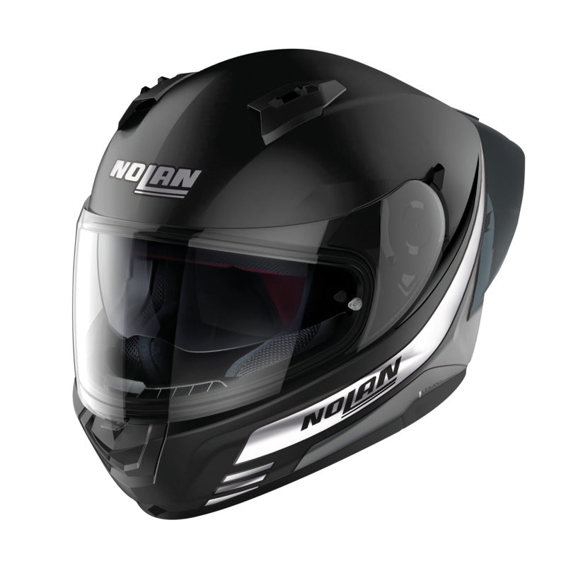 NOLAN N60-6 SPORT FULL FACE OUTSET HELMET - FLAT BLACK/WHITE