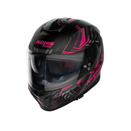 NOLAN N80-8 FULL FACE CLASSIC MOTORCYCLE HELMET FLAT BLACK PINK