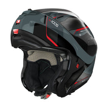 NOLAN X-1005 ULTRA CARBON FLIP UP UNDERCOVER HELMET - CARBON GREY/RED