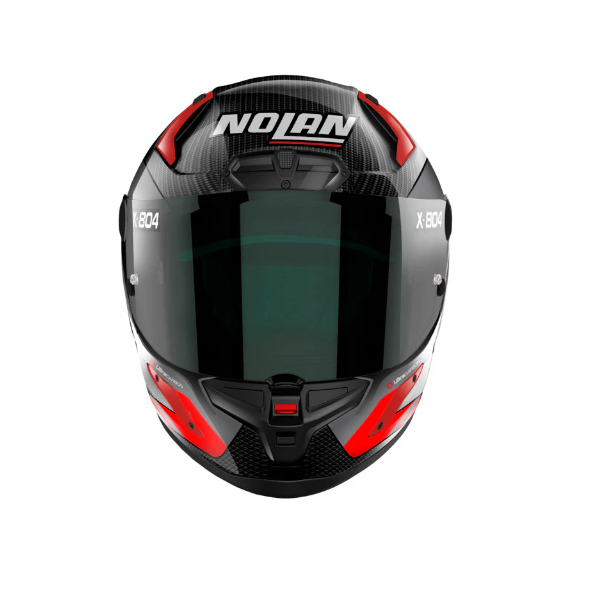 nolan australia helmets NOLAN X-804 RS FULL FACE HOT LAP MOTORCYCLE HELMET CARBON RED
