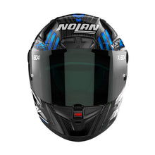 NOLAN X-804 RS FULL FACE SPECTRE HELMET - CARBON/BLUE/CHROME