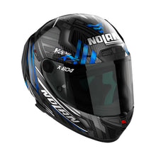 NOLAN X-804 RS FULL FACE SPECTRE HELMET - CARBON/BLUE/CHROME