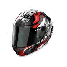 NOLAN X-804 RS FULL FACE MOTO-GP MOTORCYCLE HELMET CARBON RED WHITE