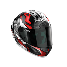 NOLAN X-804 RS FULL FACE MOTO-GP MOTORCYCLE HELMET CARBON RED WHITE