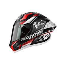 NOLAN X-804 RS FULL FACE MOTO-GP MOTORCYCLE HELMET CARBON RED WHITE