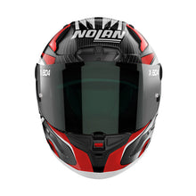 NOLAN X-804 RS FULL FACE MOTO-GP HELMET - CARBON RED WHITE