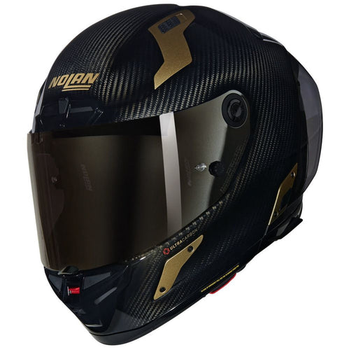 NOLAN X-804 RS FULL FACE AUREO HELMET - CARBON/GOLD EDITION