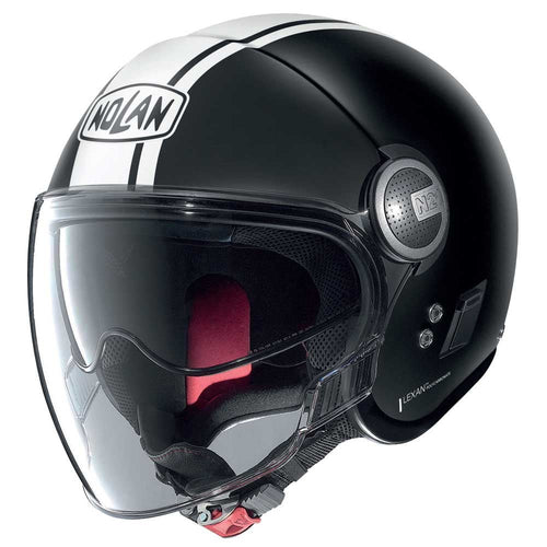 NOLAN N-21V DOLCE VITA 99 HELMET - FLAT BLACK/WHITE