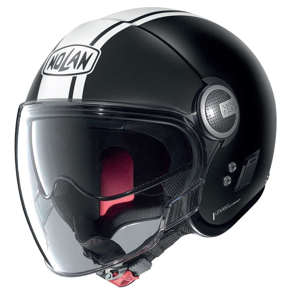 NOLAN N-21V DOLCE VITA 99 HELMET - FLAT BLACK/WHITE