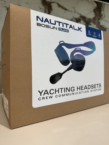 SENA NAUTITALK BOSUN QUAD PACK MARINE HEADSET BLUETOOTH COMMUNICATION SYSTEM