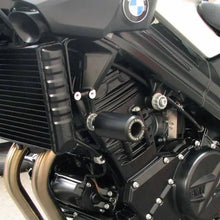 OGGY KNOBBS BMW F 800 R/S WHITE FRAME SLIDER KIT