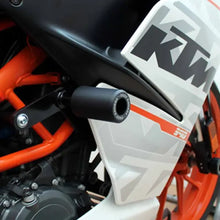 OGGY KNOBBS KTM RC390 2014-2016 BLACK FRAME SLIDERS