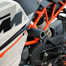 OGGY KNOBBS KTM RC390 2014-2016 BLACK FRAME SLIDERS