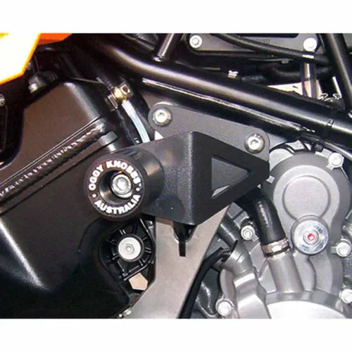 OGGY KNOBBS KTM 990 SUPERDUKE 2005-2013 BLACK FRAME SLIDERS